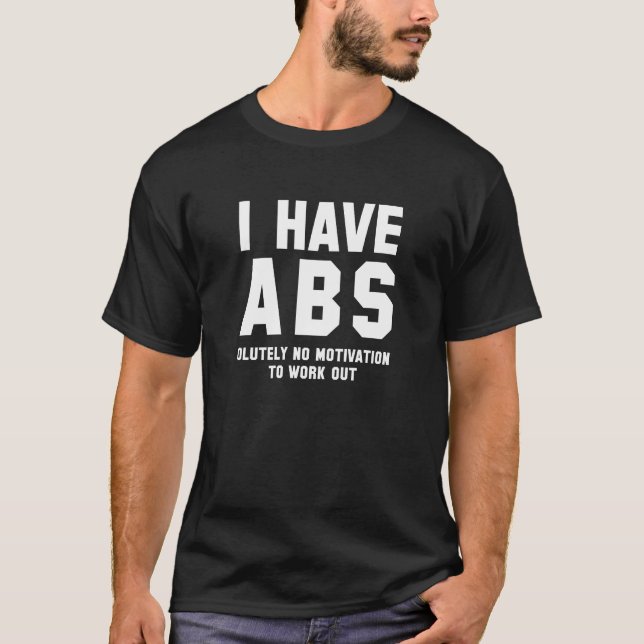 T-shirt J'Ai Des Abs (Devant)