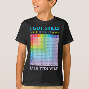 T-shirt J'Ai Des Compétences, Ils Multiplient Des Enseigna