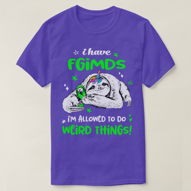 T-shirt J'ai des Fgimds qu'il est autorisé à faire des cho (Design devant)