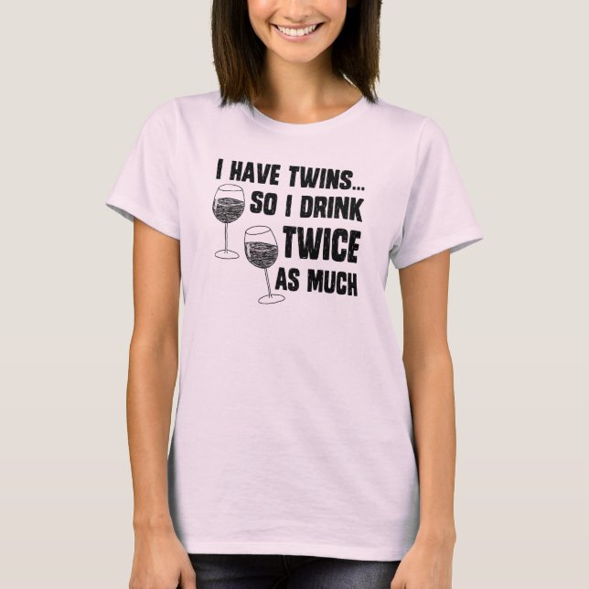 T-SHIRT J'AI DES JUMEAUX (Devant)