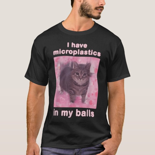 T-shirt J'ai des microplastiques dans mes (Devant)