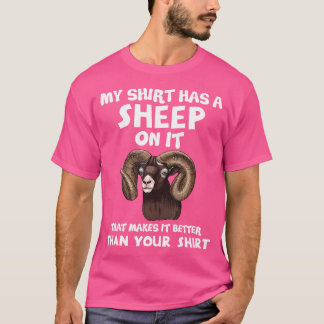 T-shirt J'Ai Des Moutons Sur Ça Drôle Amoureux des animaux