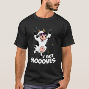T-shirt J'ai des mouvements Vache chantant et dansant