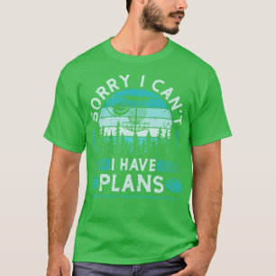 T-shirt J'Ai Des Plans Drôle Disque Golf
