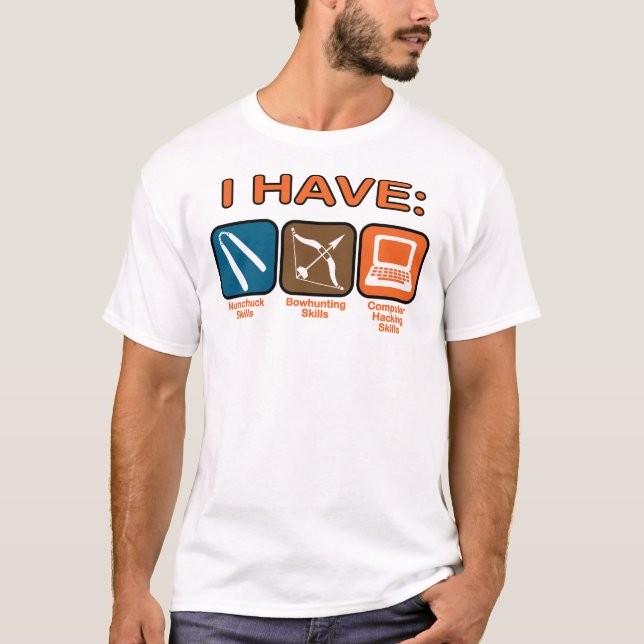 T-shirt J'ai des qualifications Napoleon Dynamite (Devant)