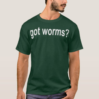 T-shirt J'ai des vers à ver Pêche agricole