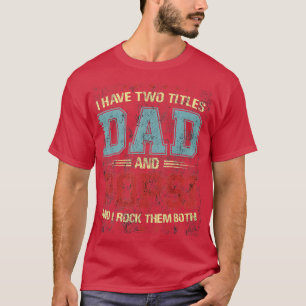 T-shirt J'Ai deux queues Papa Et Popsi Cadeau