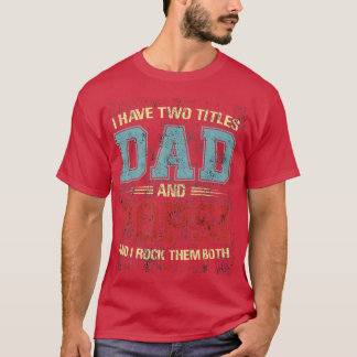 T-shirt J'Ai deux queues Papa Et Popsi Cadeau