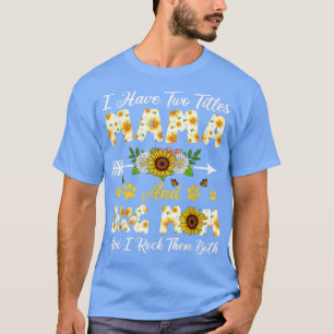T-shirt J'Ai Deux Titres Mama Et Chien Maman Je Les Frappe