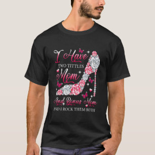 T-shirt J'Ai Deux Titres Maman Bonus Maman Chaussures Talo