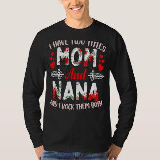 T-shirt J'Ai Deux Titres Maman Grand-Mère Et Je Les Frappe