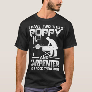 T-shirt J'Ai Deux Titres POPPY Et Carpenter Et Je Rock T