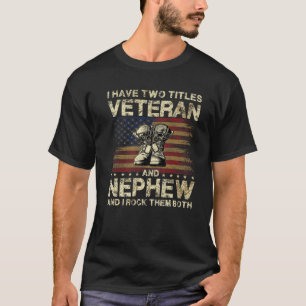 T-shirt J'Ai Deux Titres Veteran Et Nephew   Vétéran Nep