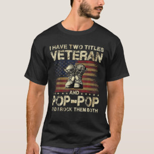 T-shirt J'Ai Deux Titres Vétérinaire Et Pop Pop Pop   Vété