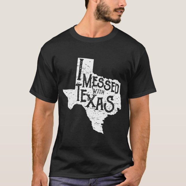 T-shirt J'ai dit au Texas de ne pas se mêler de ce plaisir (Devant)