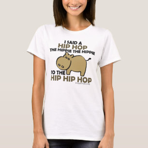 T-shirt J'ai dit l'hippopotame de hippie de hip hop