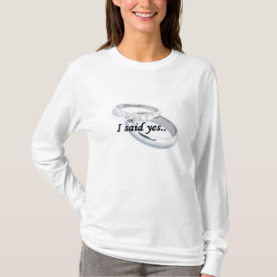 T-shirt j'ai dit oui ! Futur Mme.....