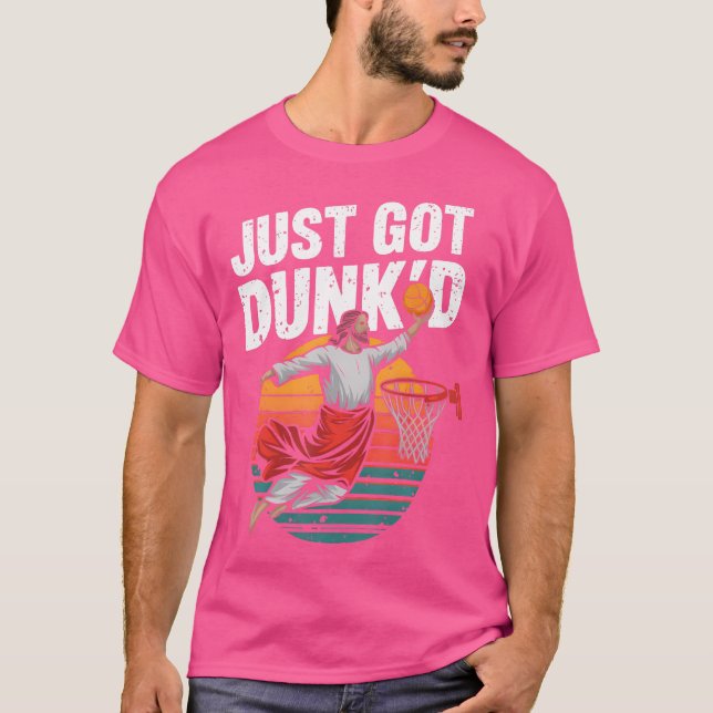 T-shirt J'Ai Donné Jésus Baptême Jouant Bask (Devant)