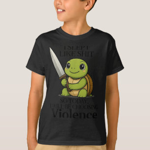 T-shirt J'Ai Dormi Comme Si Aujourd'Hui Choisissait Violen
