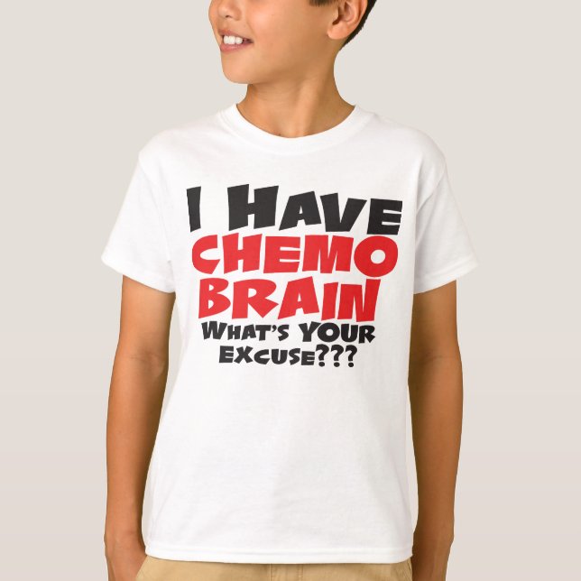 T-shirt J'Ai Du Cerveau Chimique (Devant)