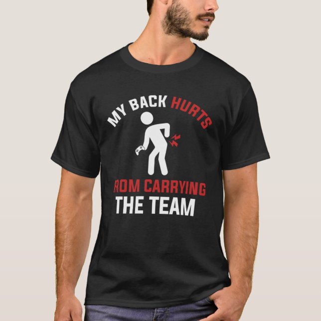T-shirt J'Ai Du Mal À Porter L'Équipe (Devant)