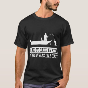 T-shirt J'ai dû me déclarer malade, mon bras était dans un