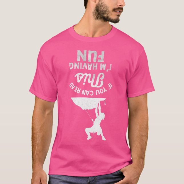 T-shirt J'Ai Du Plaisir Rock Climber Escalade Mountain Cli (Devant)