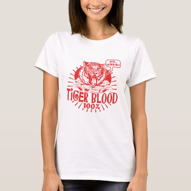 T-shirt J'ai du sang tigre (Devant)