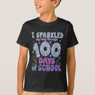 T-shirt J'Ai Éclaté Mon Chemin À Travers 100 Jours D'École