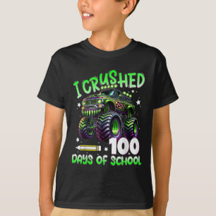 T-shirt J'Ai Écrasé 100 Jours De Camion Scolaire 100E Jour