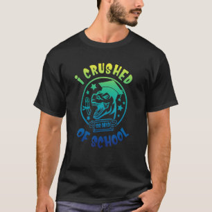 T-shirt J'ai écrasé 100 jours de dinosaure scolaire