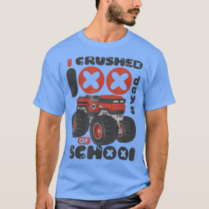T-shirt J'Ai Écrasé 100 Jours De Garçons D'École Filles En