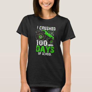 T-shirt J'Ai Écrasé 100 Jours De Scolaires Garçons Enfants