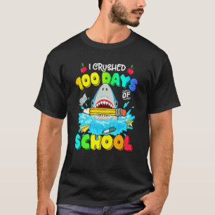 T-shirt J'ai écrasé 100 jours d'école 100ème jour pour le 