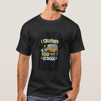 T-shirt J'Ai Écrasé 100 Jours D'Étudiant De La Maternité