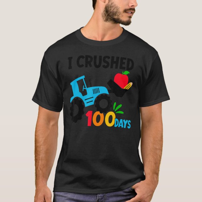 T-shirt J'Ai Écrasé 100 Jours Heureux 100E Jour De Scolari (Devant)
