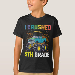 T-shirt J'ai écrasé la remise des diplômes de camion monst