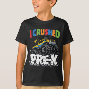 T-shirt J'ai Écrasé la Rentrée de Maternelle pour Garçons