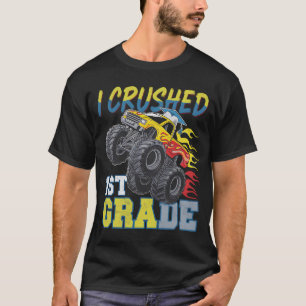 T-shirt J'ai écrasé un camion monstre de CP, diplômé drôle