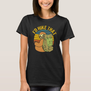 T-shirt J'Ai Effectué Une Hiérarchie De Ce Sloth Randonnée