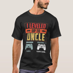 T-shirt J'Ai Élevé Jusqu'À Oncle Gamer Uncle Grossesse Ann