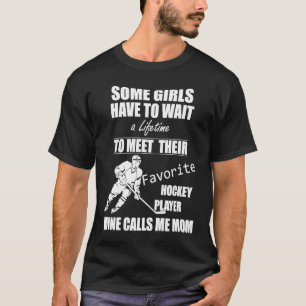 T-shirt J'ai élevé mon joueur de hockey préféré le mien m'