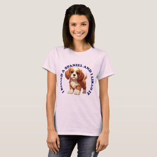 T-shirt J'ai embrassé un chiot Cocker Spaniel