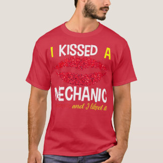 T-shirt J'ai embrassé un mécanicien et je l'aime