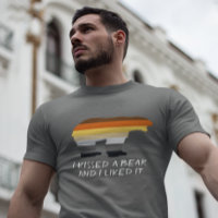 J'ai embrassé un ours et j'ai aimé Drapeau gay