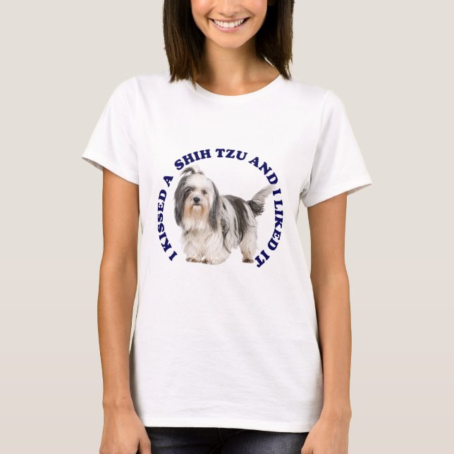 T-shirt J'ai embrassé un Tzu chiite (Devant)