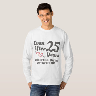 T-shirt J'Ai Encore 25 Ans De Mariage