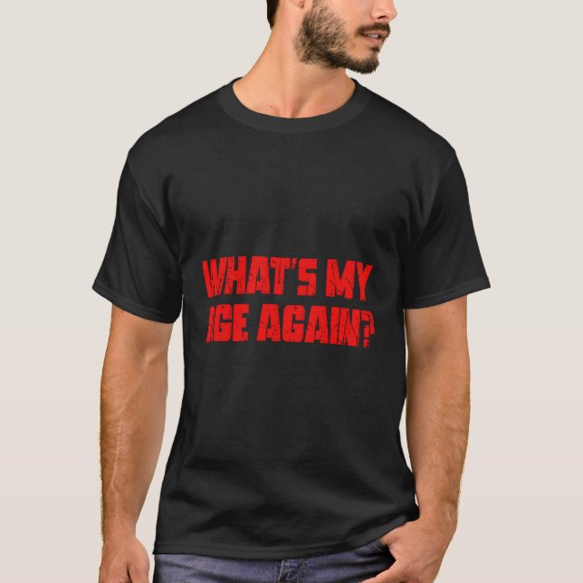 T-shirt J'Ai Encore Mon Âge Punk (Devant)
