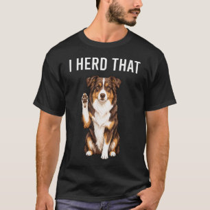 T-shirt J'ai entendu dire que le Red Tri Australian Shephe