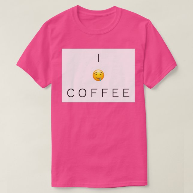 T-shirt J'ai envie de café (Design devant)